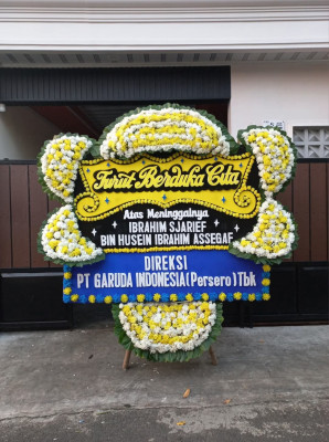 Papan Bunga Duka di Majenang