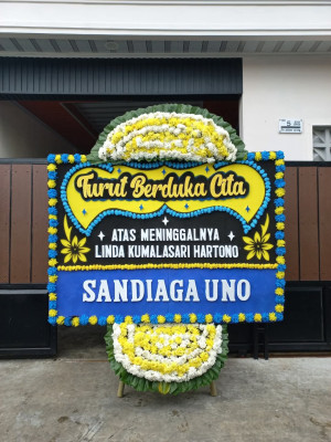 Papan Bunga Duka di Majenang